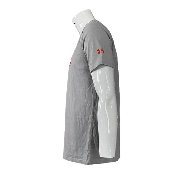 Under Armour Shirt Men's Size Large PJT Rock Brahma Bull Loose Short-Sleeve - Picture 3 of 3